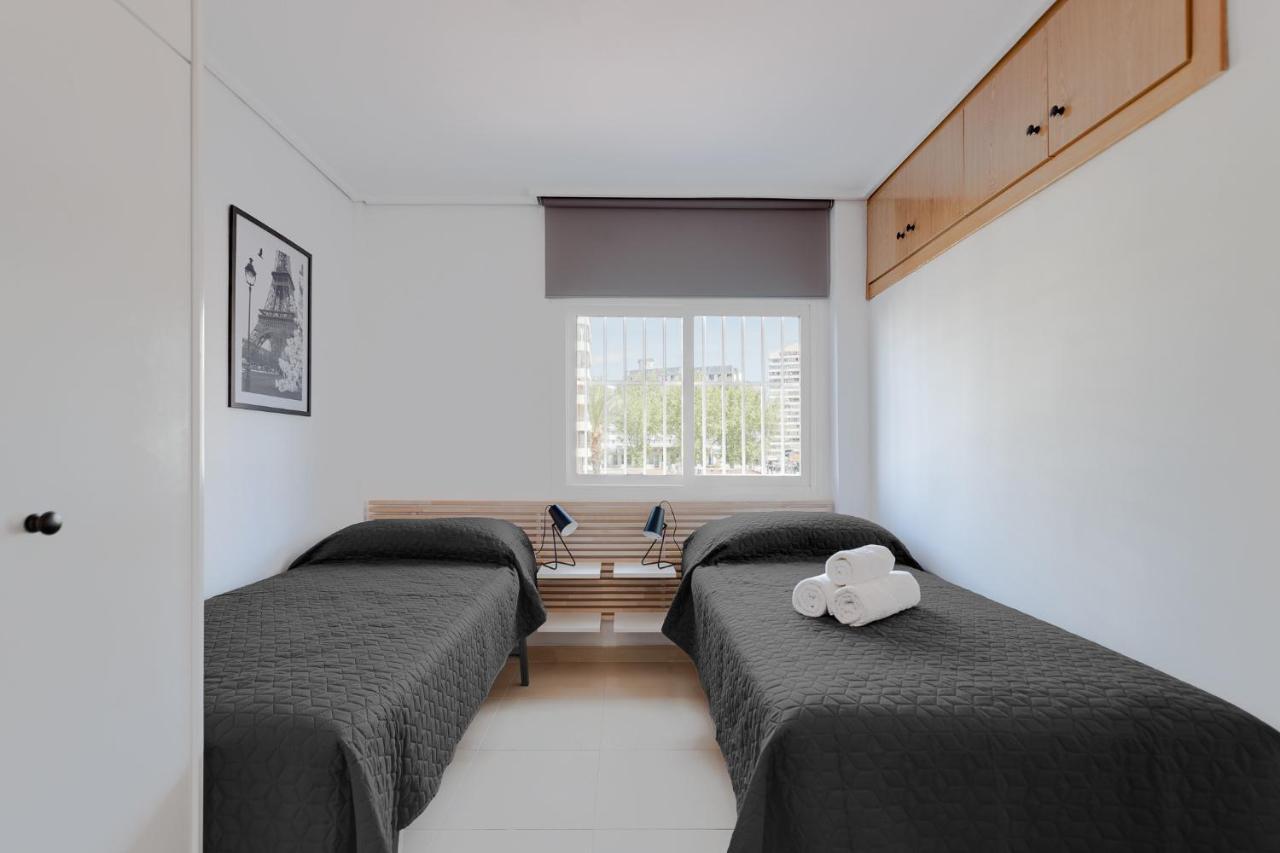 Sun Sand And Luxury Seafront Apartment Veracruz Levante 貝尼多姆 外观 照片